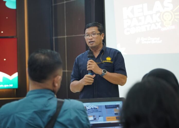 Kanwil DJP Sulselbartra Berikan Kelas Pajak Coretax untuk Jurnalis