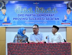 Aliyah Mustika Ilham Hadiri Halal Bihalal Partai Demokrat Sulsel