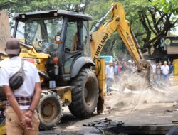 Tak Ada Gejolak saat Penertiban Lapak PKL Bercat Kuning