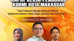 KORMI Makassar Mulai Siapkan Program Inovatif Perkuat Olahraga dari Kelurahan hingga Kota