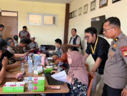 Kanwil DJP Sulselbartra Dampingi Personel Polda Sulsel Lapor SPT Tahunan Pakai Coretax