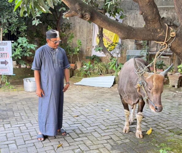 Maknai Idul Adha, Ajid Said Berkurban Satu Sapi