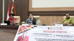 Kuliah Umum di FH Unhas, Appi Cerita Perjuangan dari Penyiar Radio hingga Wali Kota Makassar