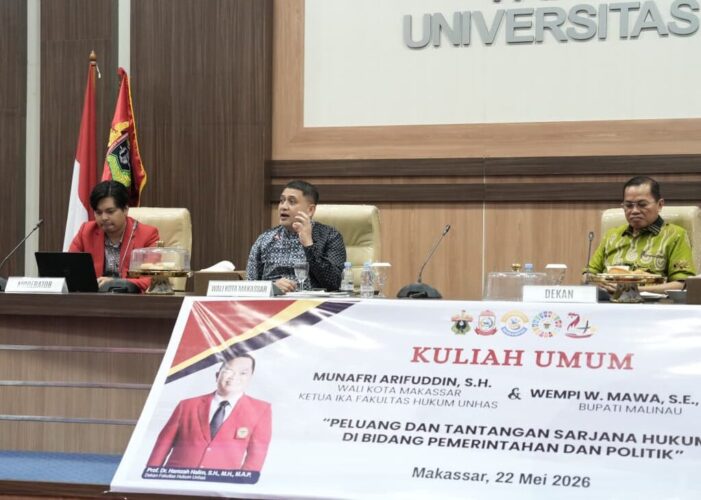 Kuliah Umum di FH Unhas, Appi Cerita Perjuangan dari Penyiar Radio hingga Wali Kota Makassar