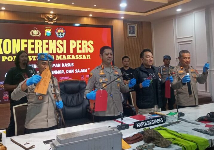 Lima Anggota Geng Motor Penyerangan di Ablam Ditangkap Polisi