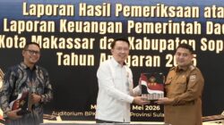 Makassar Raih WTP Kelima Berturut-turut, Appi Tegaskan Komitmen Tindak Lanjut Rekomendasi BPK