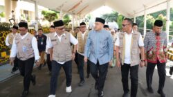 Appi Dampingi Menhaj RI Sambut Kepulangan Jemaah Haji Makassar