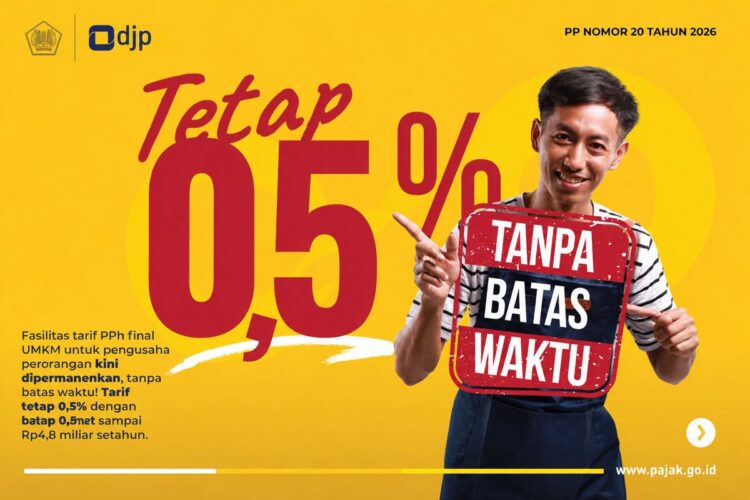 DJP Dukung UMKM Naik Kelas Melalui PP Nomor 20 Tahun 2026
