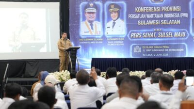 Hadiri Konferensi PWI Sulsel, Appi Sebut Marwah Profesi Wartawan Harus Dijaga