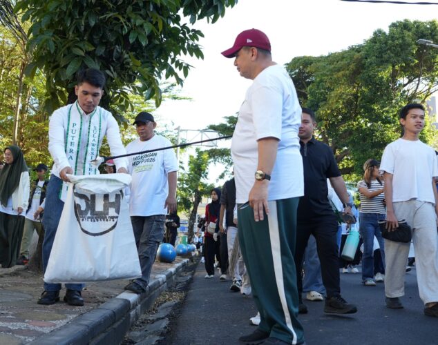 Wali Kota Makassar Pimpin Plogging HLH 2026, Ingatkan Warga Soal Sampah dan Iklim