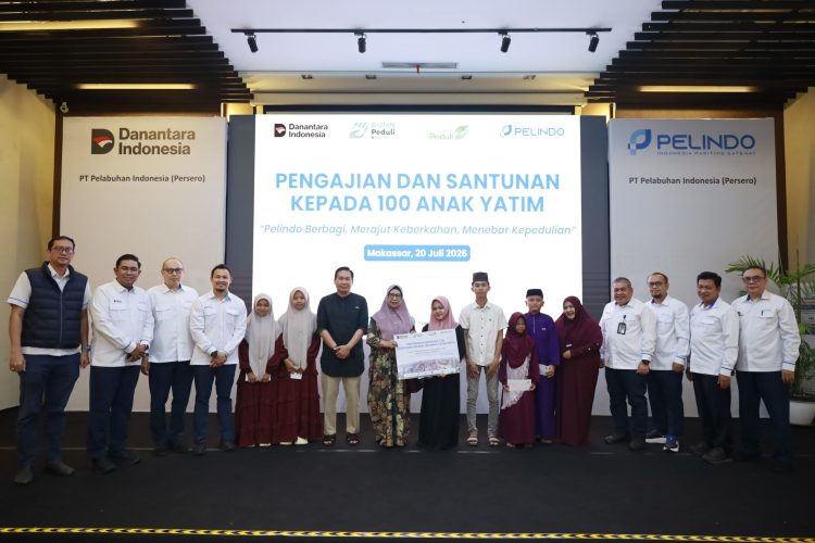Ratusan Anak Yatim Dapat Santunan Pelindo Regional 4