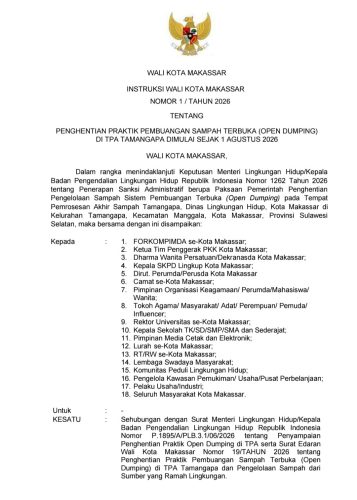 Mulai Agustus TPA Tamangapa Perketat Pemilahan Sampah Masuk