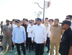 Appi Dampingi Zulkifli Hasan Monitoring Pembangunan Kampung Nelayan Merah Putih Untia