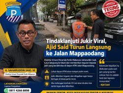 Perumda Parkir Makassar Tegur Jukir Depan ATM Jalan Mappaodang