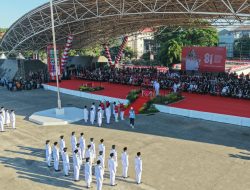 Tim Narya Paskibraka Tampil Gemilang di HUT Ke-81 RI, Bawa Semangat Benteng Rotterdam dan Filosofi Penyu