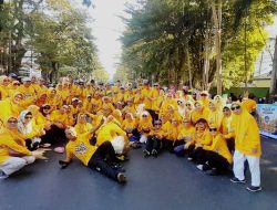 Eratkan Silaturahmi, IKA Smada 82 Makassar Gelar Senam Bersama di CFD Sudirman