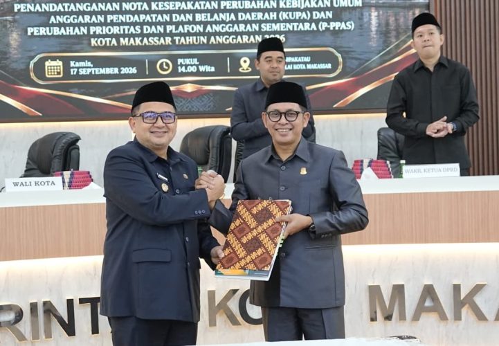 KUPA-PPAS Perubahan 2026 Disepakati, Pemkot Makassar Bidik Kebutuhan Prioritas Warga