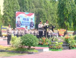 Serah Terima Pataka Pallawa Lipu Tandai Pergantian Kepemimpinan di Polda Sulsel