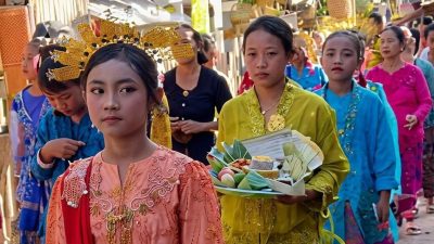 Karnaval Budaya Meriahkan HUT Ke-81 RI di Pulau Barrang Lompo