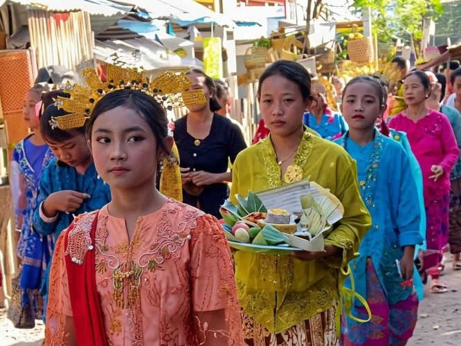 Karnaval Budaya Meriahkan HUT Ke-81 RI di Pulau Barrang Lompo